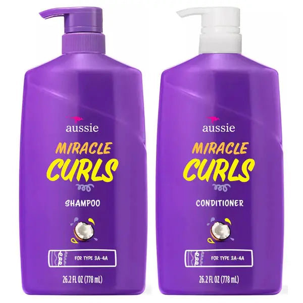 Aussie Miracle Curls Shampoo and Conditioner Dual Pack 26.2 oz Aussie